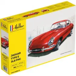 Heller 80709 – maqueta Jaguar Type E 3l8 fhc. Escala 1/24