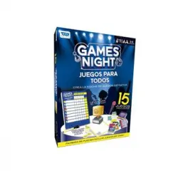 Juego Games Night En Familia ¡incluye 15 Juegos! El Ganador Será Coronado Con El Trofeo (toy Partner - 20551)