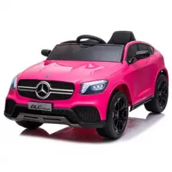 Mercedes Glc Coupe Edition Rosa - Coche Eléctrico Infantil Para Niños Batería 12v Con Mando Control Remoto