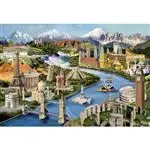 Puzzle de madera Wood City World Landmarks grande 300 piezas