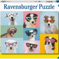 Puzzle XXL 150 piezas Perros con gafas