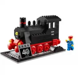 40370 Juego De Trenes 188pzs Motor De Vapor En Miniatura 40th Anniversary