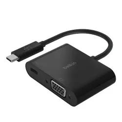 Adaptador Belkin USB-C a VGA Negro