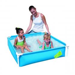 Bestway - Piscina Cuadrada Tubular Infantil 122 X 122 X 30,5 Cm