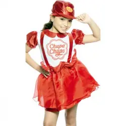 Disfraz De Chupa Chups Rojo Infantil