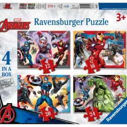 Puzle progresivos 12-16-20-24 Avengers