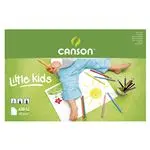 Bloc de dibujo encolado Canson Kids A2 30H 90g