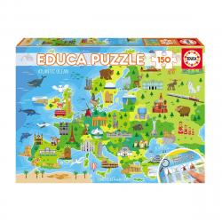Educa Borrás - Puzzle 150 Piezas Mapa Europa