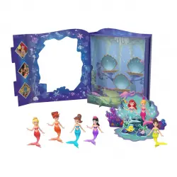 Mattel - Pack 7 Muñecas Sirenas Disney Princess Minis
