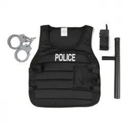 Set Policía 4-6 Años - 4 Accesorios