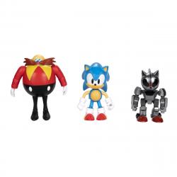 Sonic - - Pack 30º Aniversario Con 3 Figuras De 10 Cm