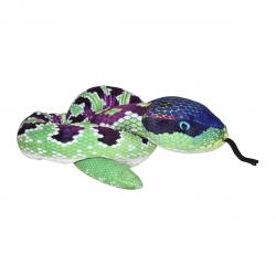 WILD REPUBLIC - Peluche 137 cm Serpiente fantasía purpura Wild Republic.