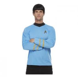 Disfraz De Star Trek, Uniforme De Ciencias Azul Para Hombre