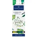 Pack de 6 Rotuladores acuarelables Faber-Castell Goldfaber Aqua Dual Markers Jungle