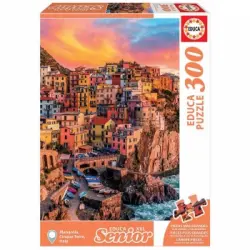 Puzzle Educa Manarola, Cinque Terre, Italia 300 Piezas XXL