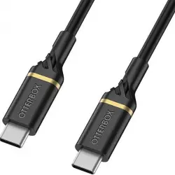 Cable Otterbox USB-C a USB-C Negro 1 m