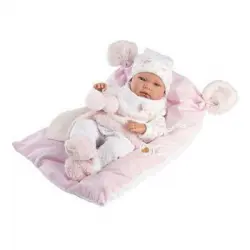 Muñeca Rn Nica 40 Cm Con Cojin Rosa Incluye Cojin Y Chupete. (llorens - 73896)