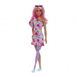 Barbie - Muñeca Con Preina Protésica Y Vestido Floral Fashionista
