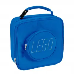 Bolsa de almuerzo de ladrillo LEGO azul