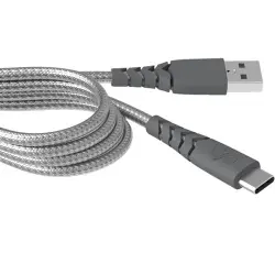 Cable de carga Bigben USB-C Gris 2 m