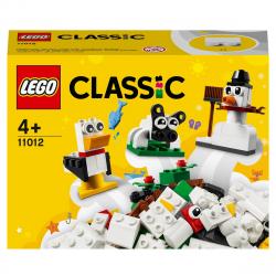LEGO - Set De Construcción Ladrillos Creativos Blancos Y Muñeco De Nieve Classic