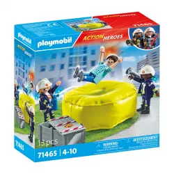 Playmobil - Bomberos con colchoneta.