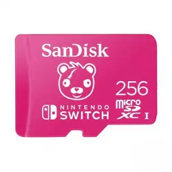 Tarjeta de memoria Micro SD Sandisk Nintendo Switch Fortnite 256GB