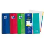Cuaderno microperforado Oxford Europeanbook 5 con pestañas A4+ 5x5 100 h - Varios modelos
