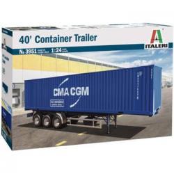 Italeri 3951 - Maqueta Container Trailer - Escala 1:24