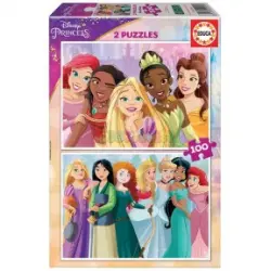 Puzzle 2x100 Disney Princess