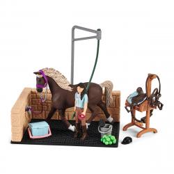 Schleich - Figura Lavadero De Caballos HC Emily & Luna