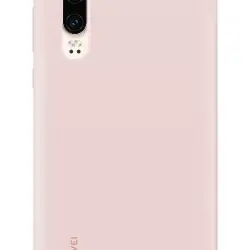 Funda de silicona Rosa Huawei para P30