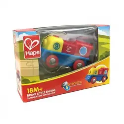 Locomotora Multicolor Hape.10,2x5,1x3,6cm (6913820)