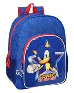 Mochila Safta de 33cm adaptable a carro Sonic Let's Roll