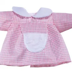 Ropa para muñeco Abacus Bata escolar Rosa