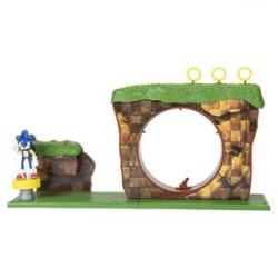 Sonic - Playset Green Hill Zone Con Figura