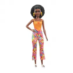 Barbie - Muñeca Con Conjunto Flores Retro Fashionista Modelos Surtidos