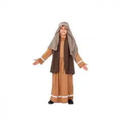 Disfraz San José Pañuelo Cabeza, Cordón,túnica, Abrigo Y Cinturón Talla 7-9 Y (viving Costumes - 207890)