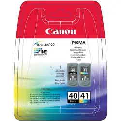 Pack Cartucho de tintas Negro-Color Canon PG-40 + CL-41 0615B043