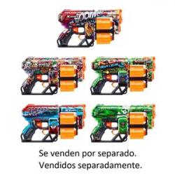 X-Shot - Skins-Dread Doble Tambor Y 12 Dardos 3 Diseños Surtidos