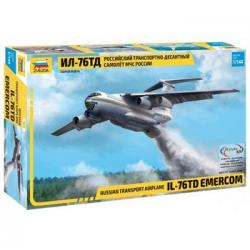 Zvezda 7029 - Maqueta Avión Ruso Il-76td Emercom. Escala 1/144